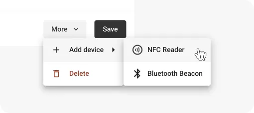 Add NFC reader to a POS location