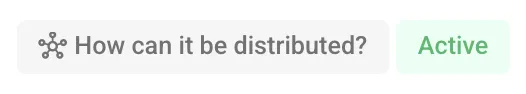 Coupon distribution settings panel