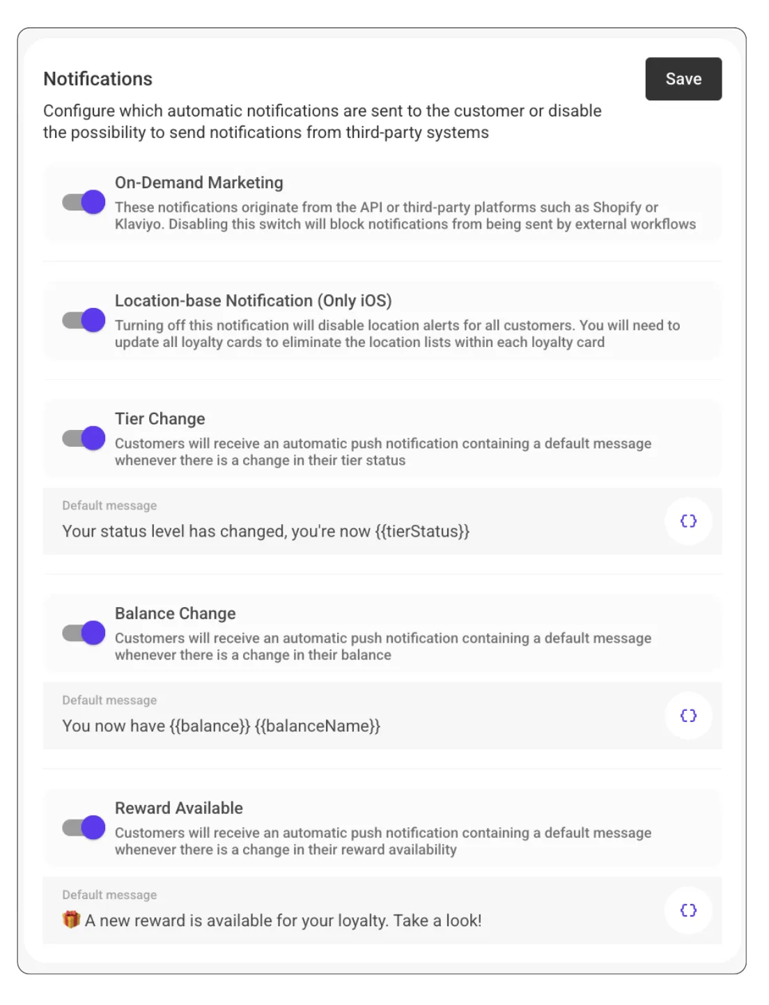 Automatic wallet pass notifications