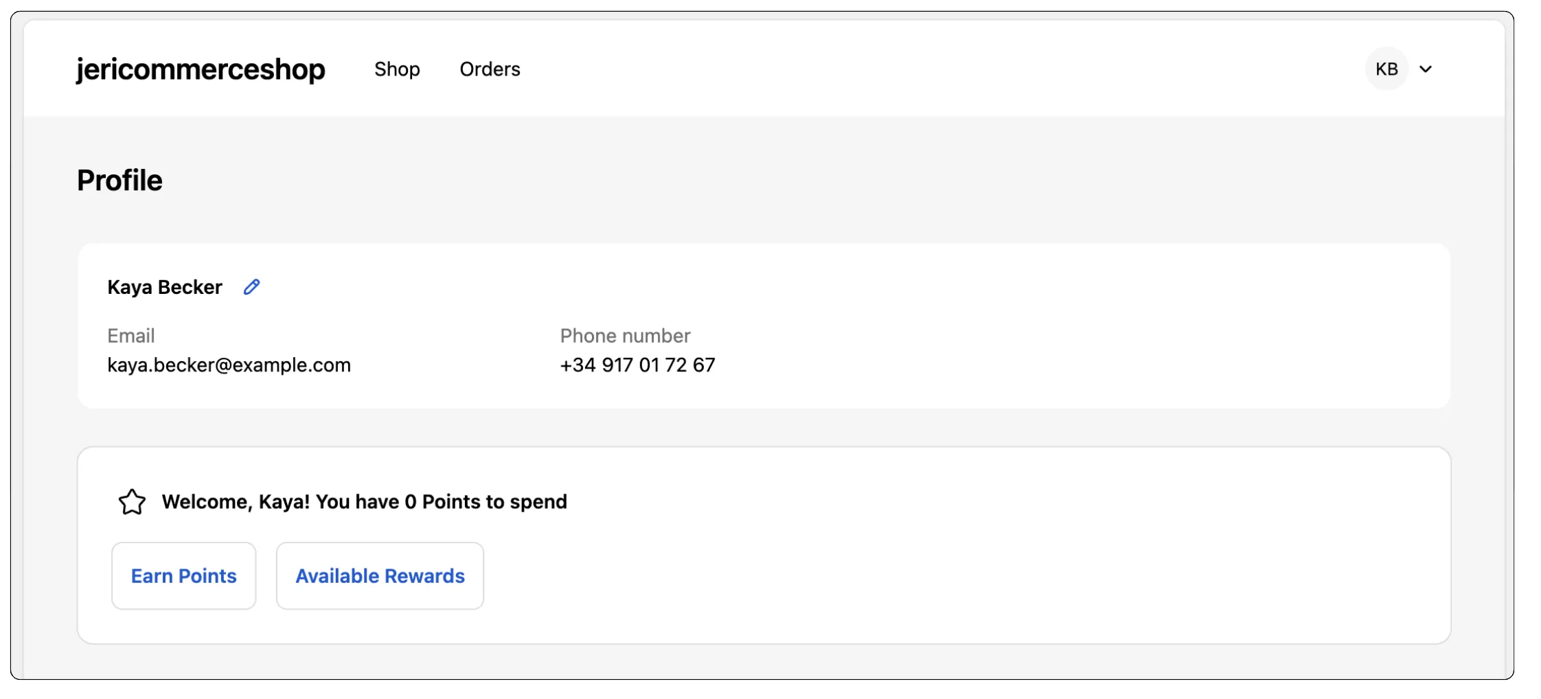 Account loyalty block extension preview